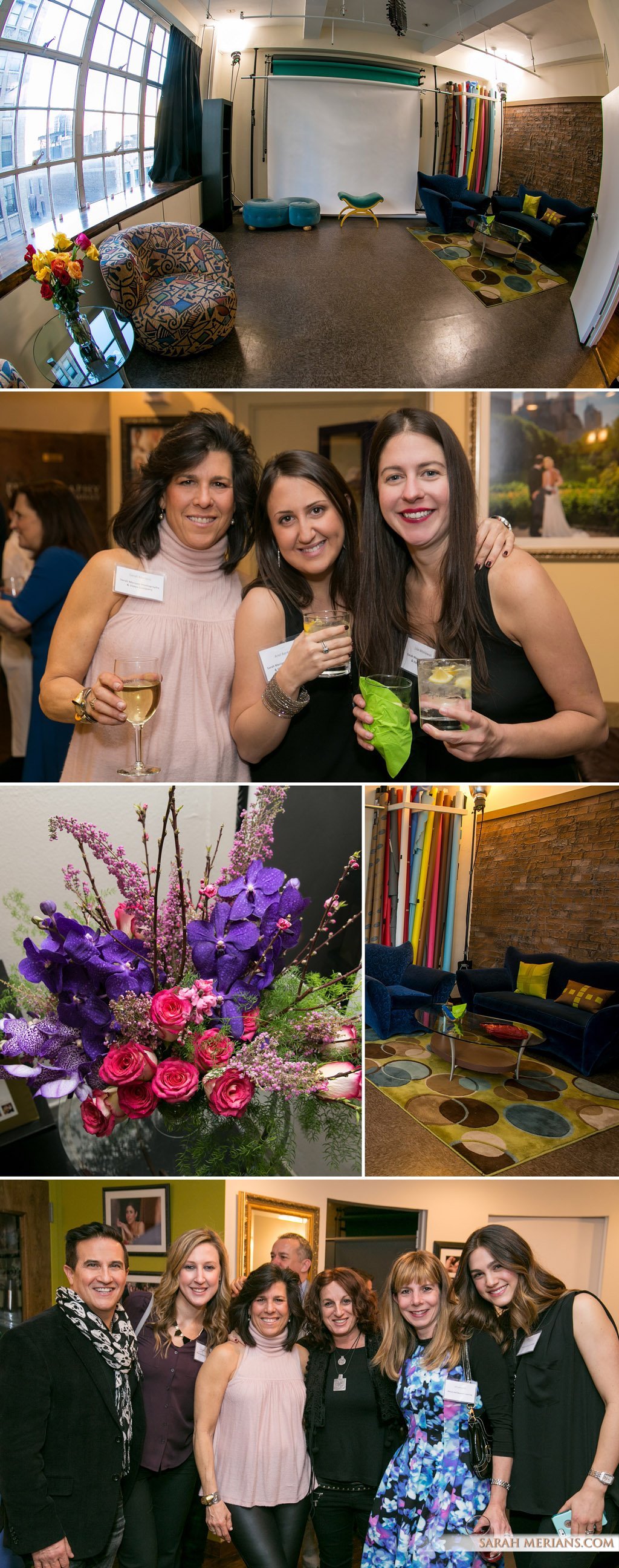 Sarah Merians, Ariel Banks and Lisa Wisniewski of Sarah Merians Photography; Unique Musique, Lisa Jaffe Events, Above and Beyond Catering